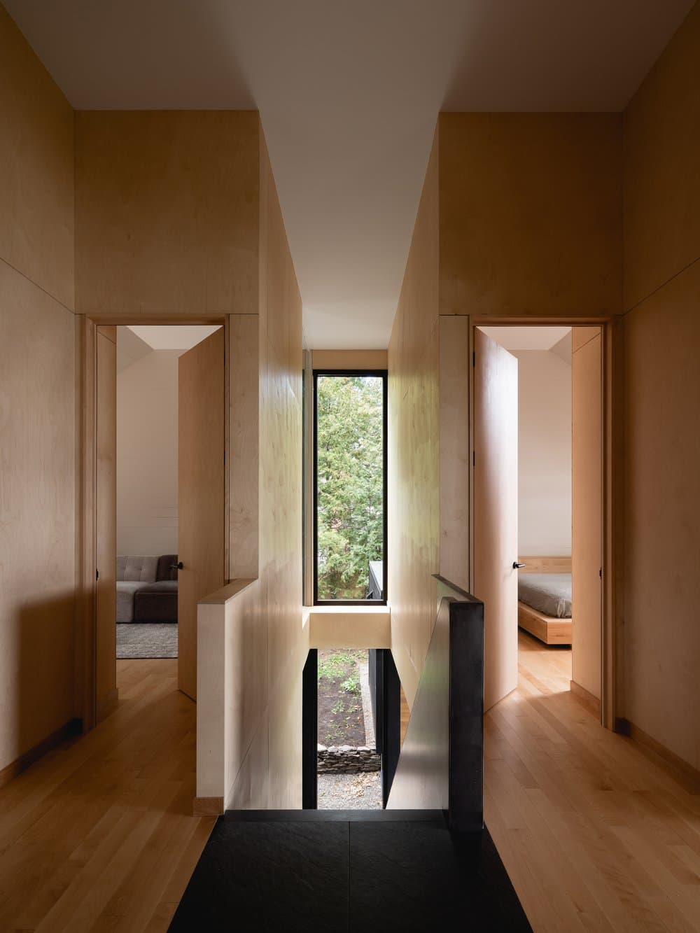 second floor, bedrooms, staircase, Natalie Dionne Architecture