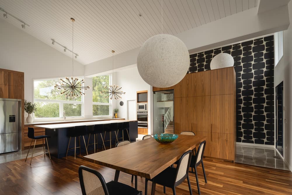 dining room, kitchen, Luc Plante Architecture + Design