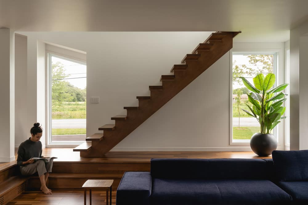 living room, Luc Plante Architecture + Design