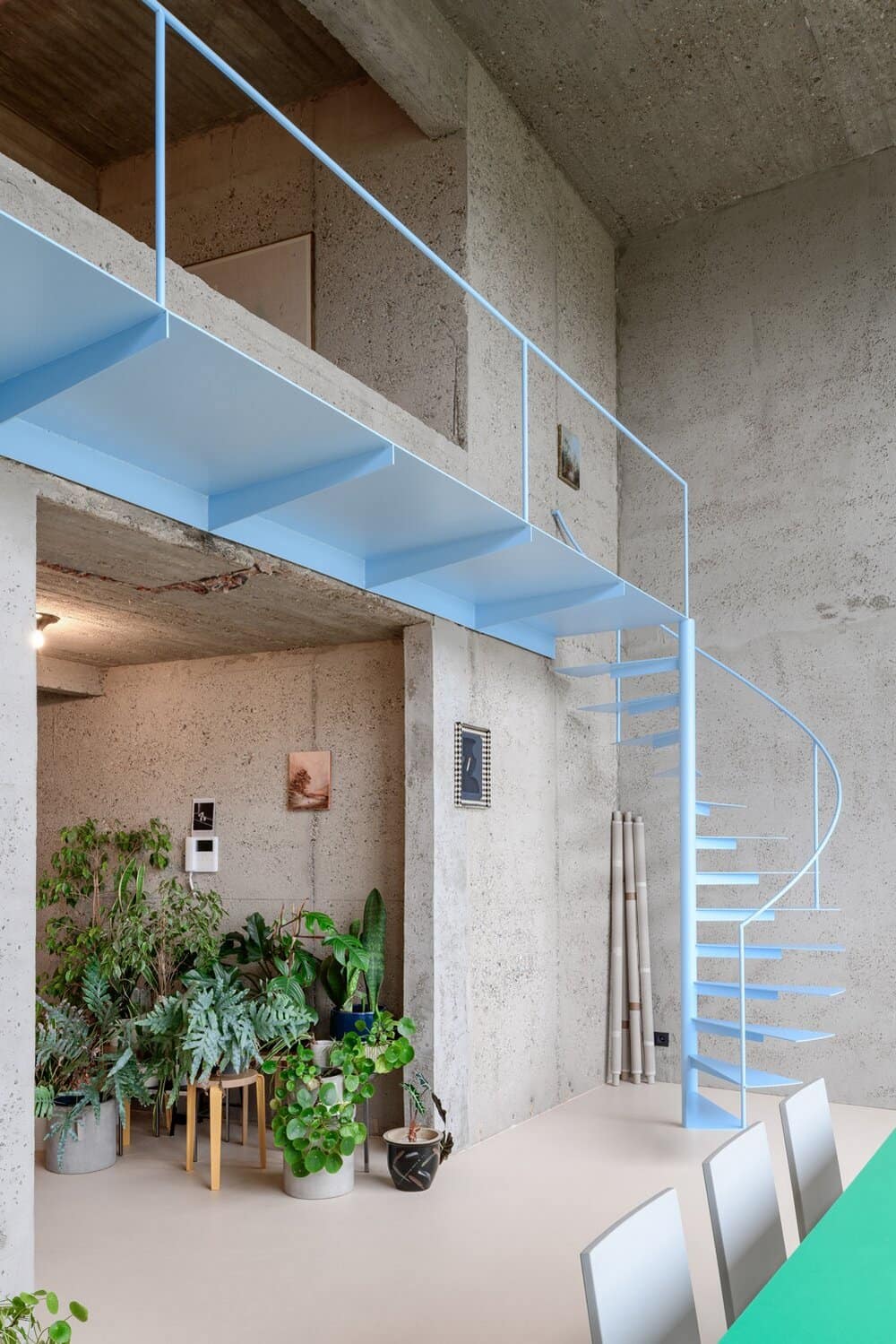 Brutalist Duplex by Studio Okami Architects
