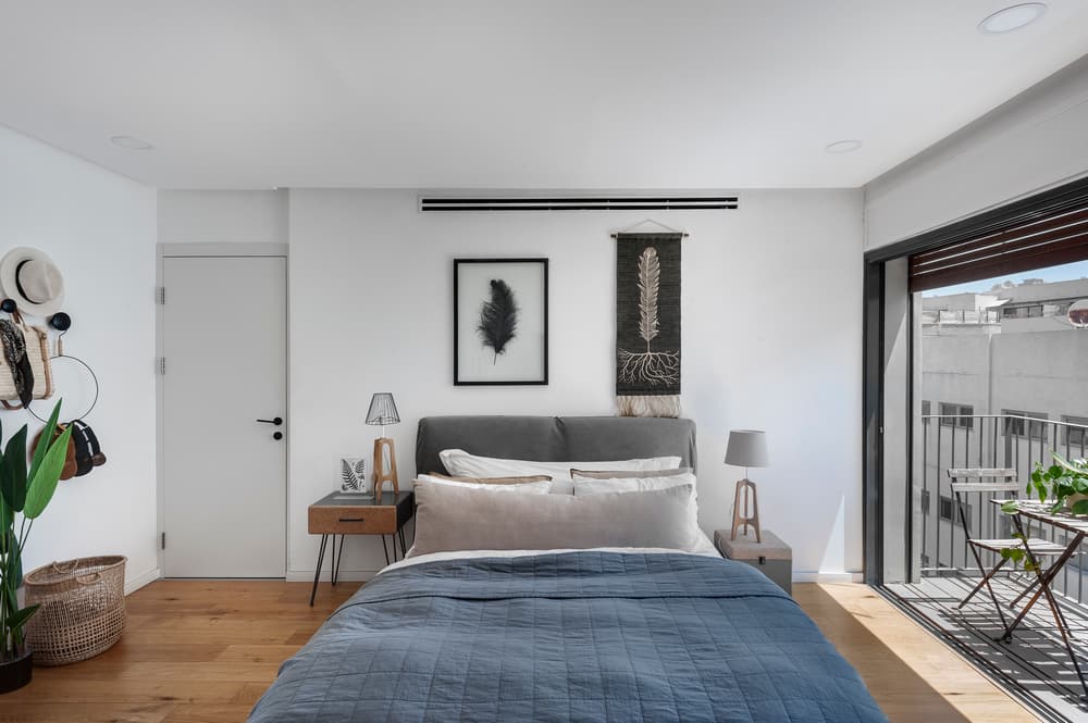 bedroom, Halel Architects