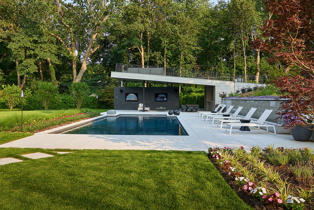 Shorewood Pool and Cabana by Narofsky Architecture