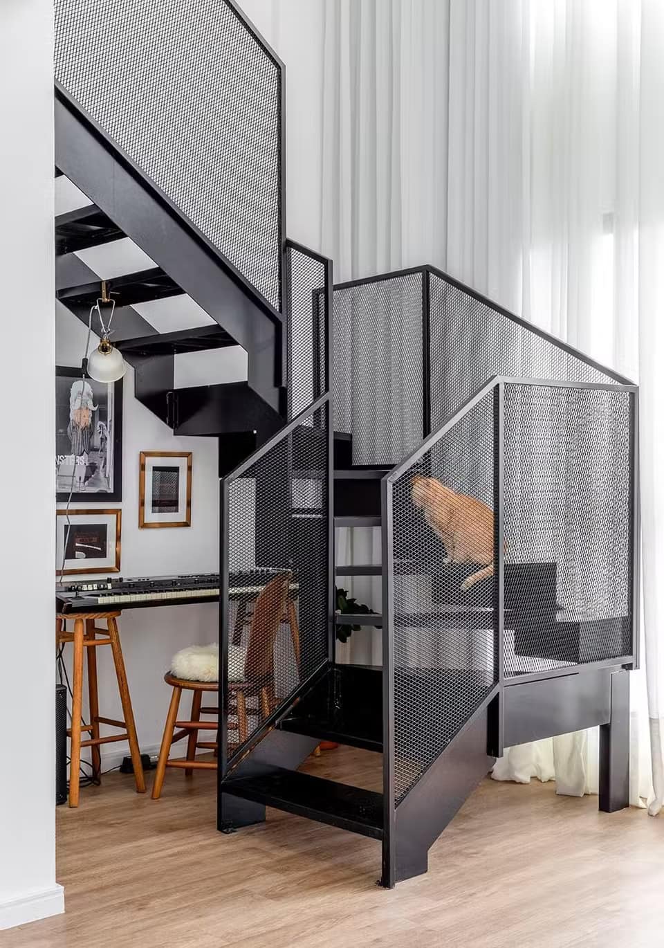 steel staircase, Yuri Borges Design