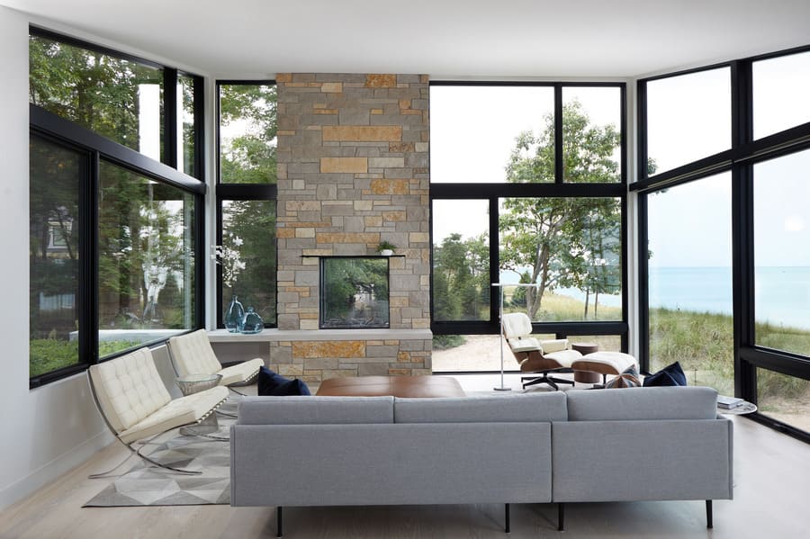 living room, Robert J. Neylan Architects