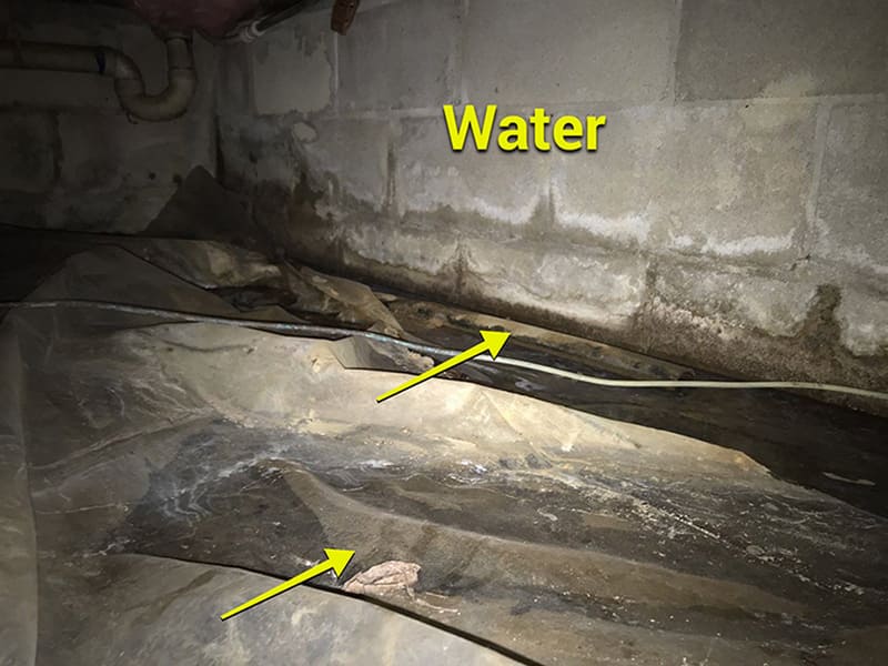 Water Leaking Through the Foundation Cracks