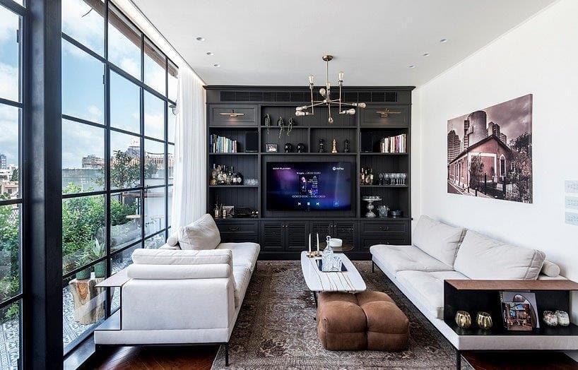 living room, Dan Architect Studio