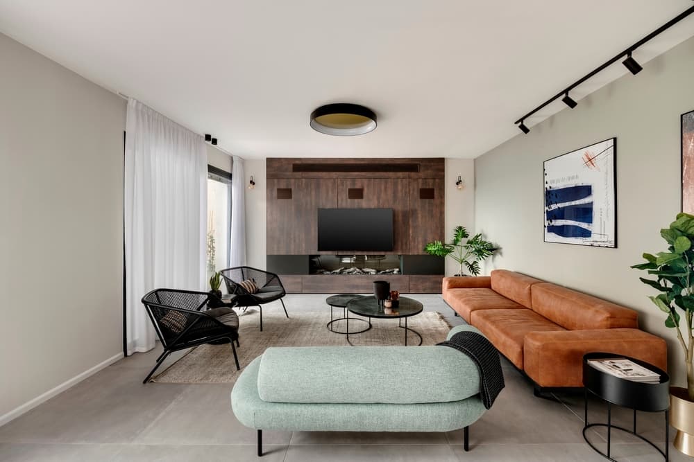 living room, Halel Architecture