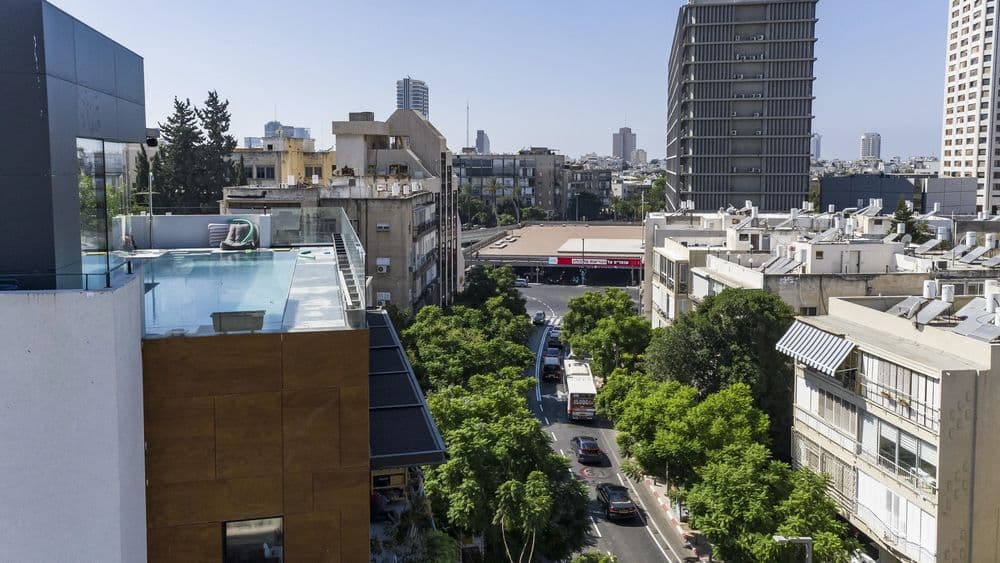 On a Tel Aviv Rooftop Resides a Penthouse with a Pool
