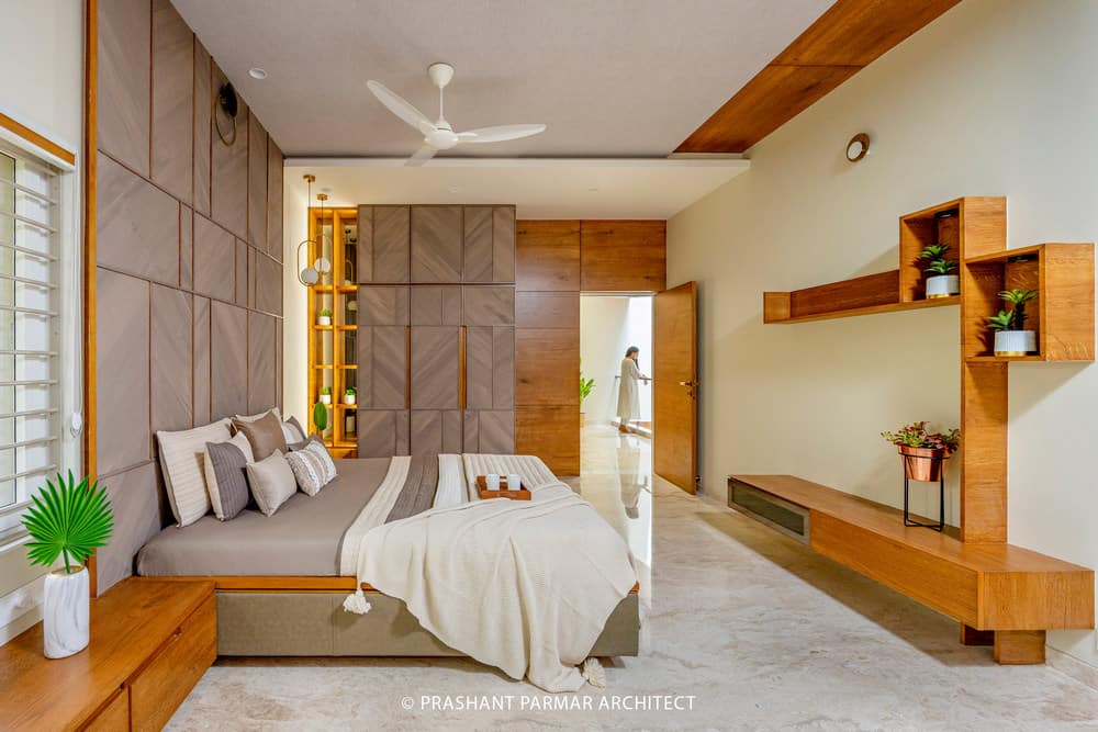 bedroom, Prashant Parmar Architect