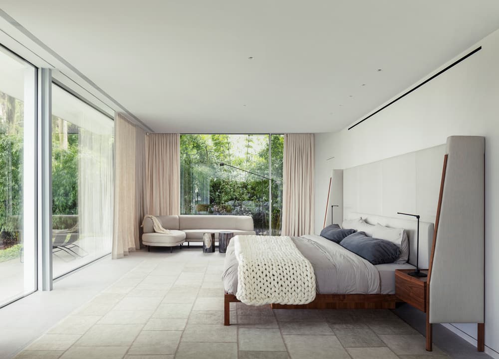 bedroom, JHID and Steven Harris Architects