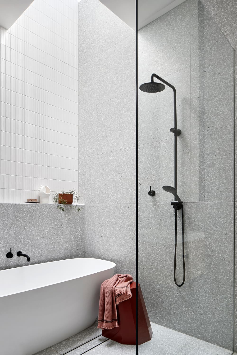 shower, bathroom,Eliza Blair Architecture
