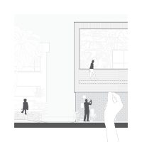 Artificial-lowering-of-second-floor-for-pedestrian