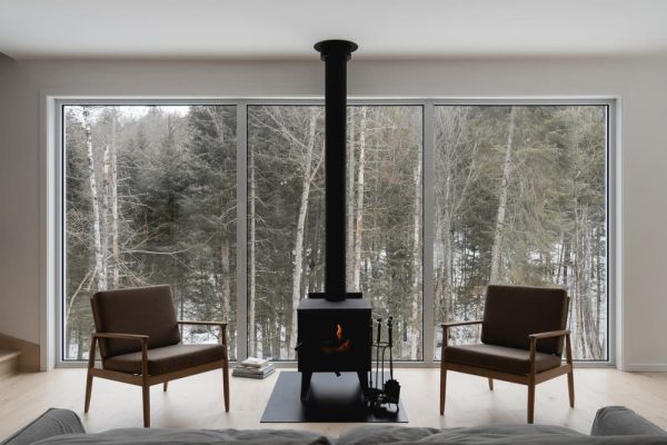 A Winter Home in the Canadian Forest