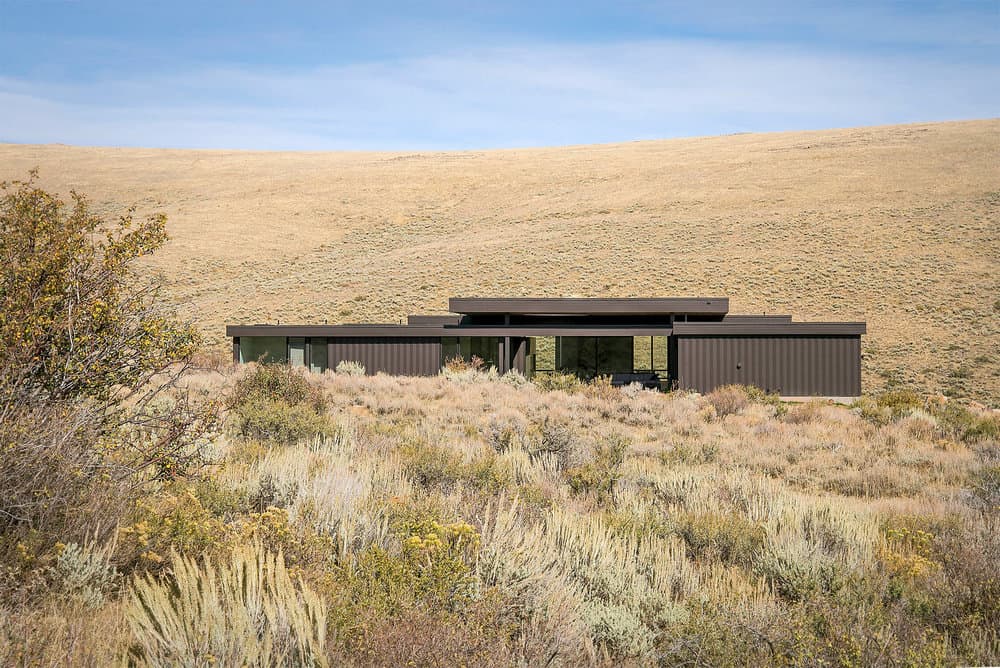 Off Grid Modern Cabin Located in the Rolling Hills of Idaho