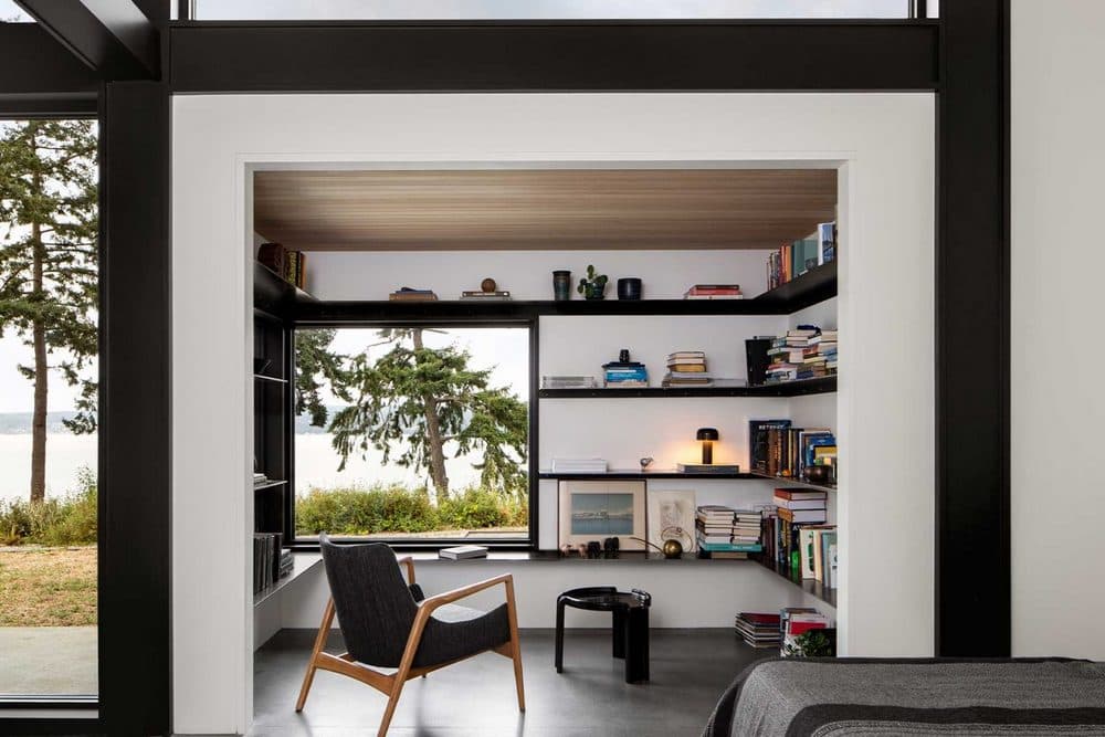 library, bedroom, SHED Architecture & Design