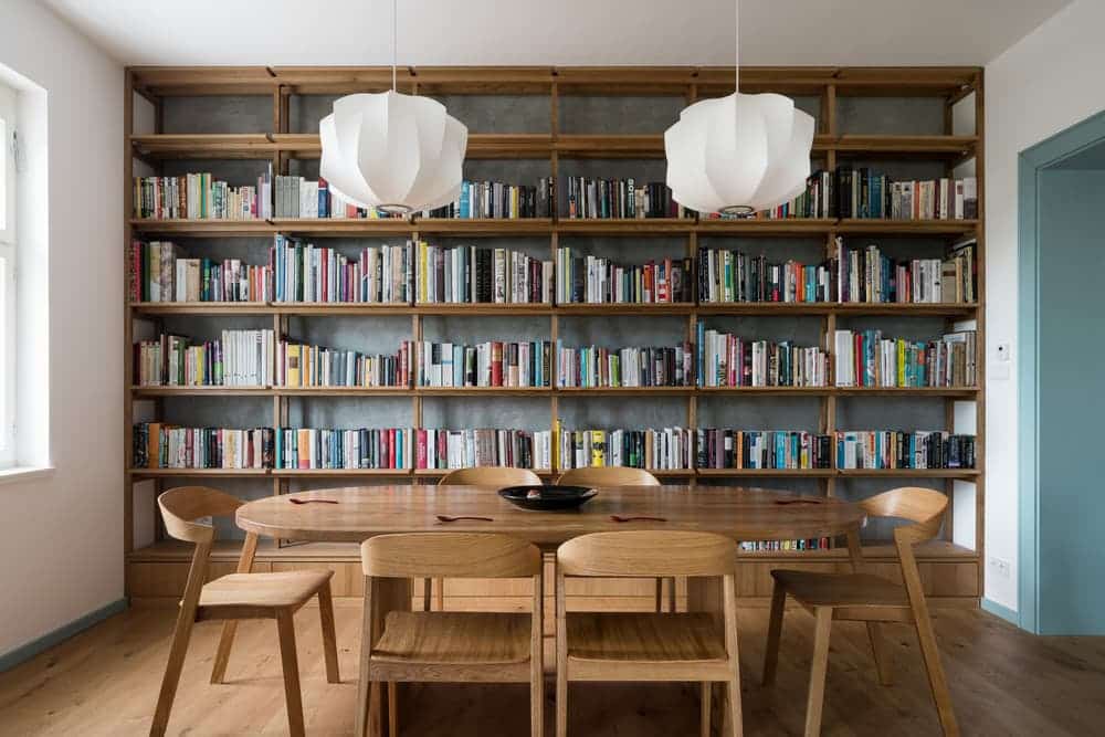 dining area, library, No Architects