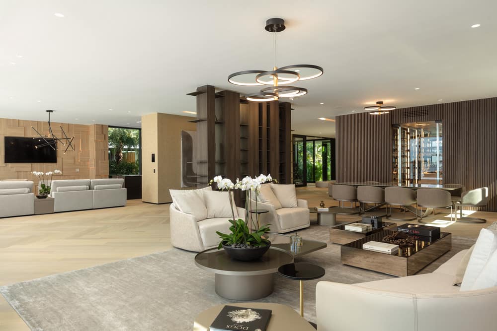 living area, Choeff Levy Fischman Architecture + Design