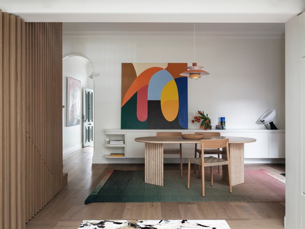 dining room, Porebski Architects