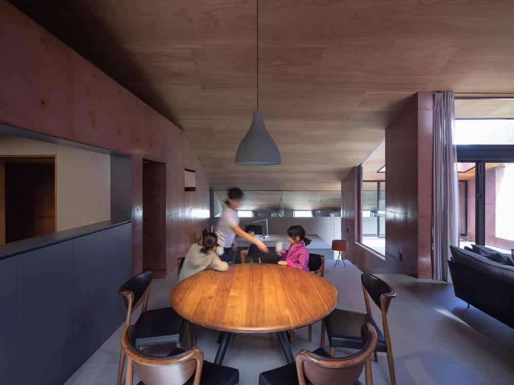 dining room, Matsuyama Architect and Associates