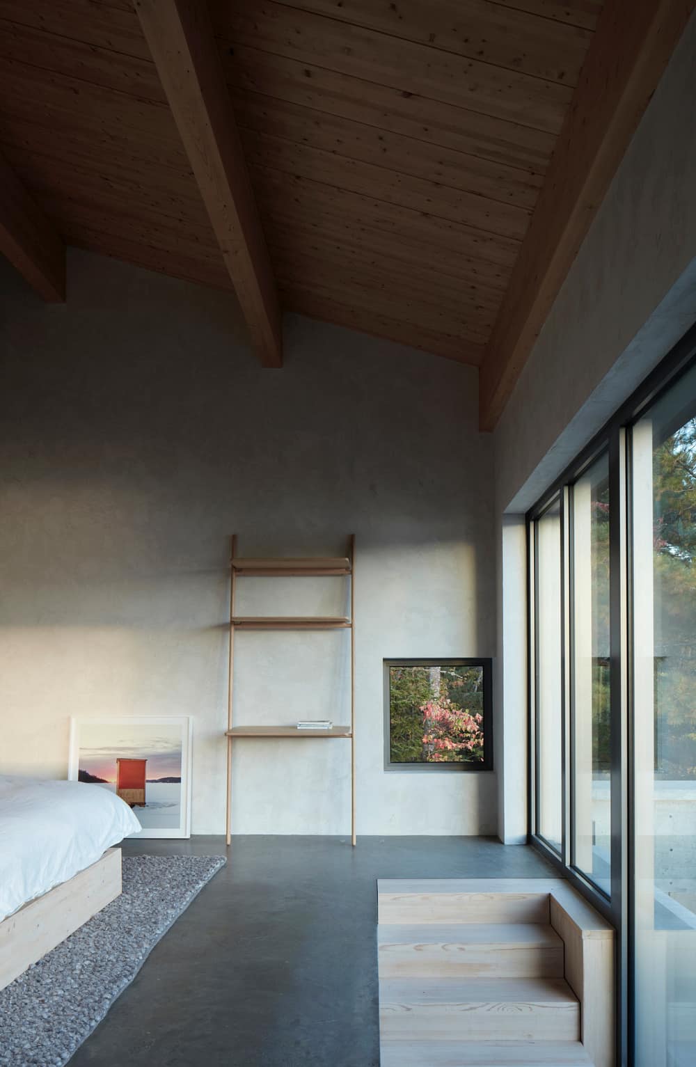 bedroom, Alain Carle Architecte