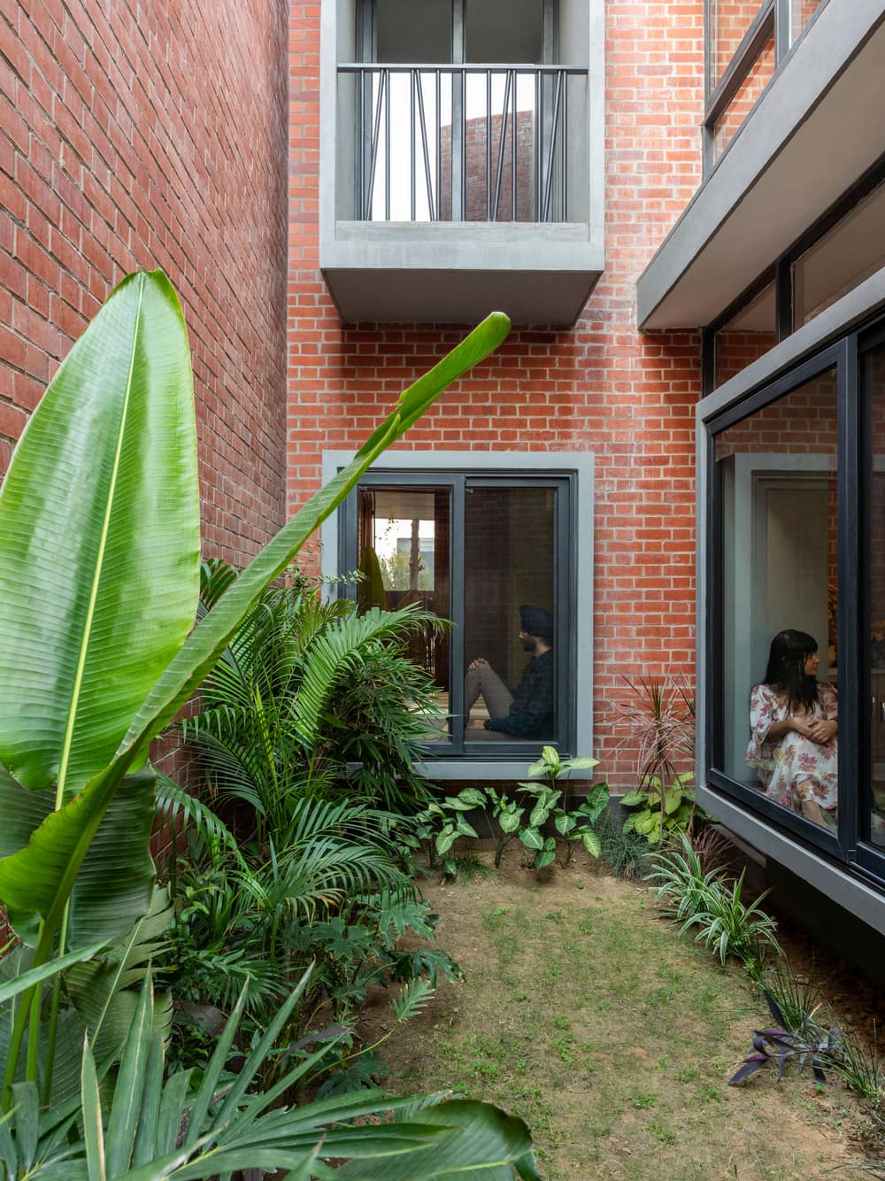inner courtyard, garden, Sifti Design Studio