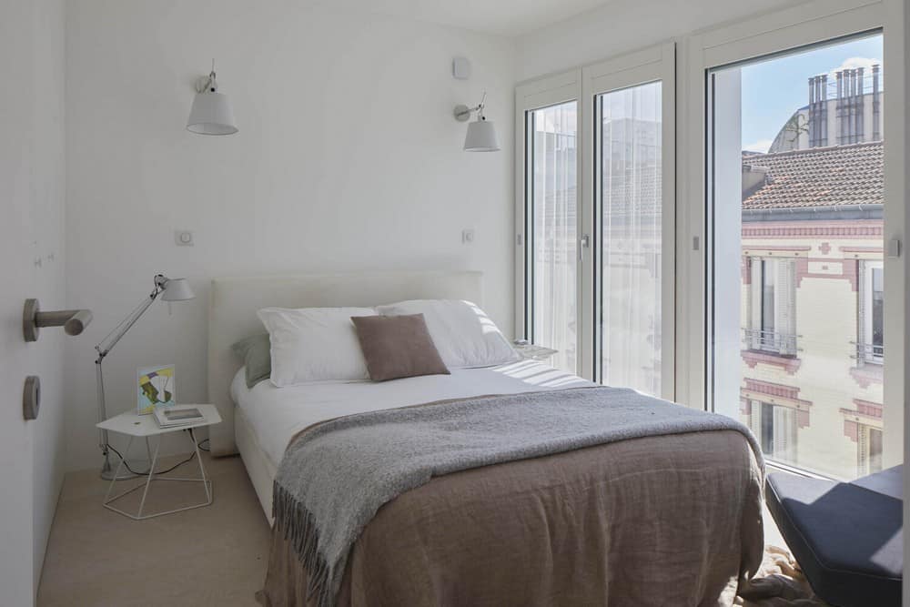 bedroom, Rotunno Justman Architectes