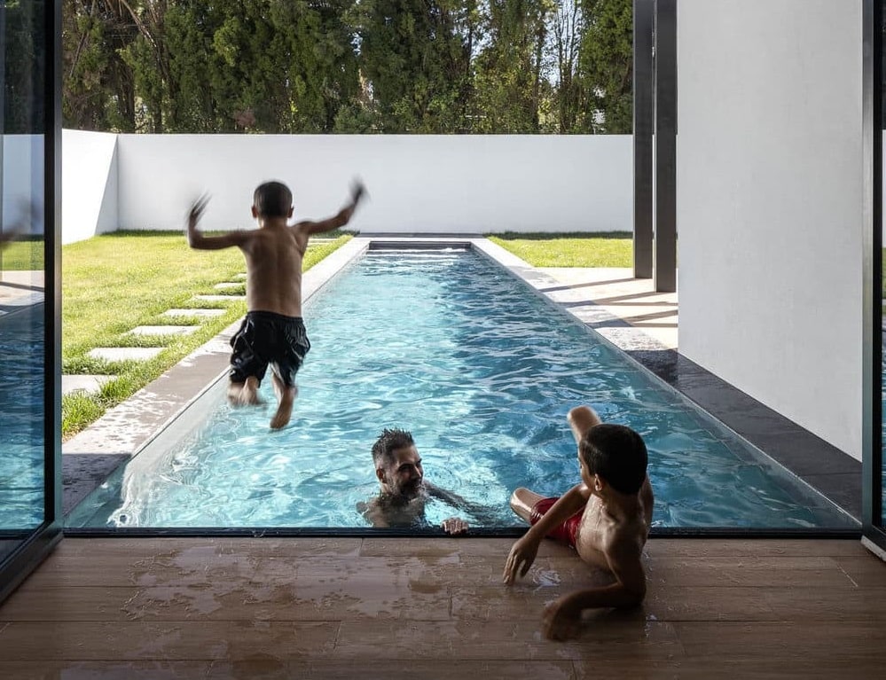 inground pool or an above-ground pool