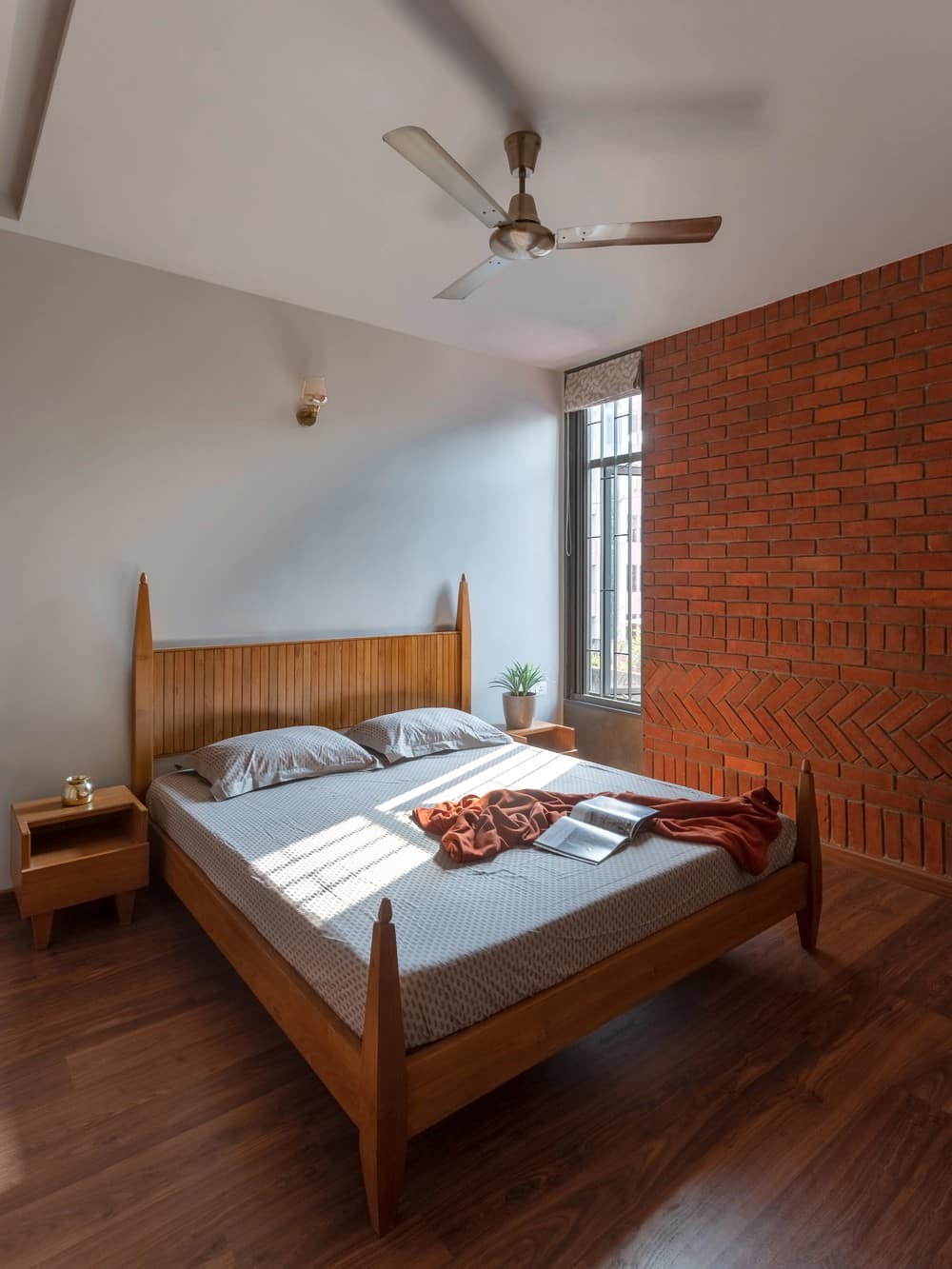 bedroom, Dhanesh Gandhi Architects