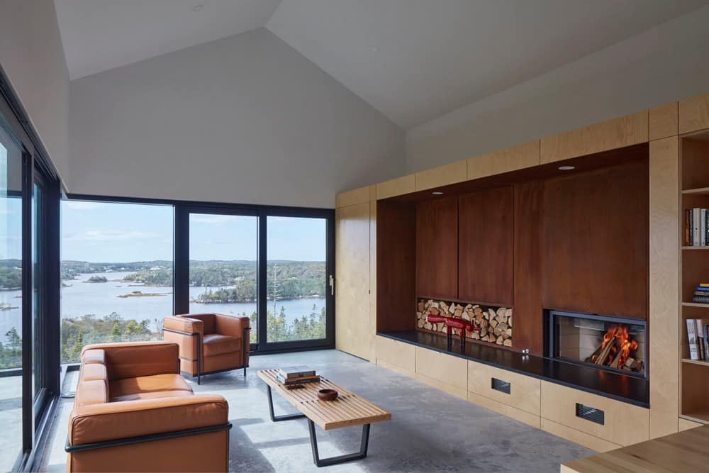 living room, MacKay-Lyons Sweetapple Architects