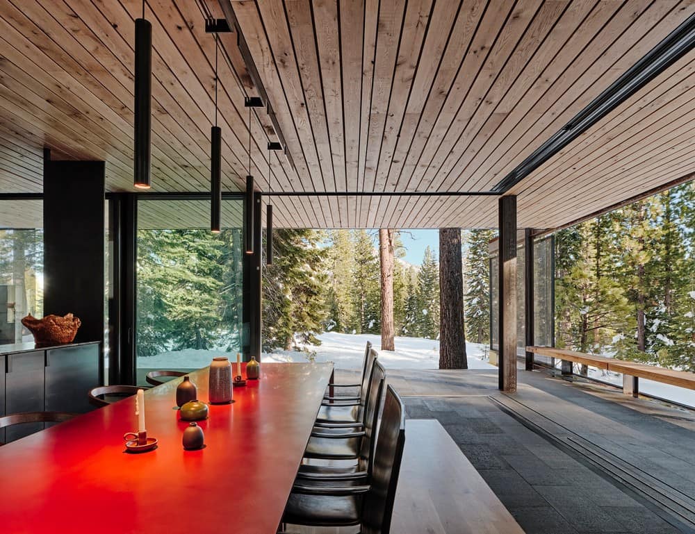 dining room, Olson Kundig + Faulkner Architects