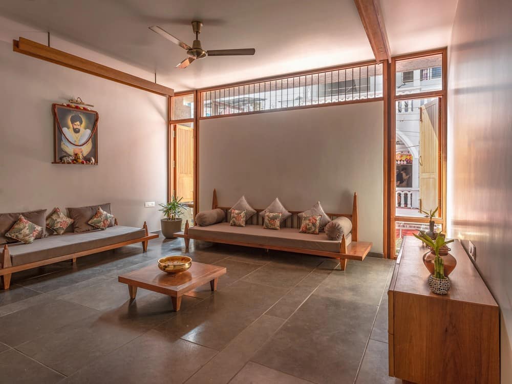 living room, Dhanesh Gandhi Architects