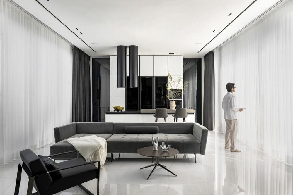 living room, Minimalist Architecture & Design Studio