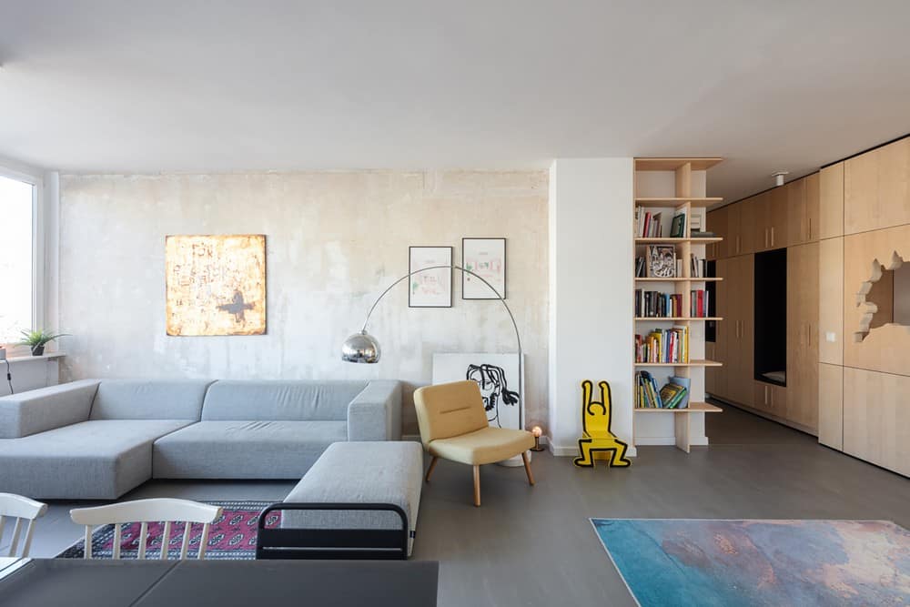 Domesticated Square Apartment, Berlin / L’atelier Nomadic Architecture Studio