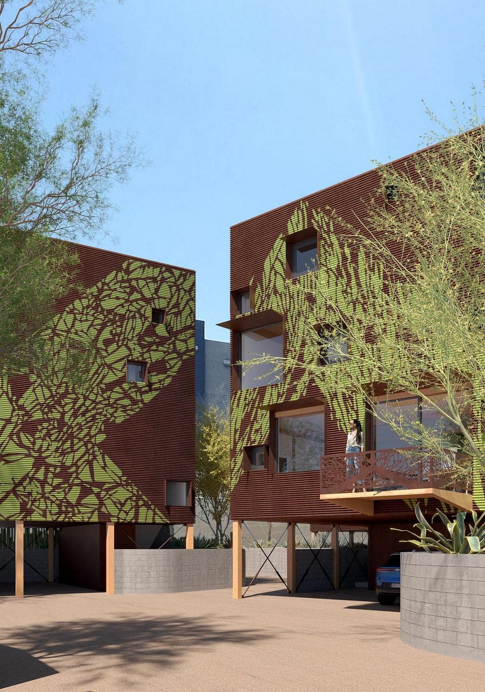 Timber Cube Houses, Arizona / coLAB studio