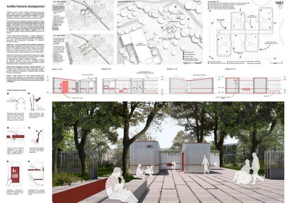 A special award for the best designed public toilet: Alicja Maculewicz and Kinga Kin
