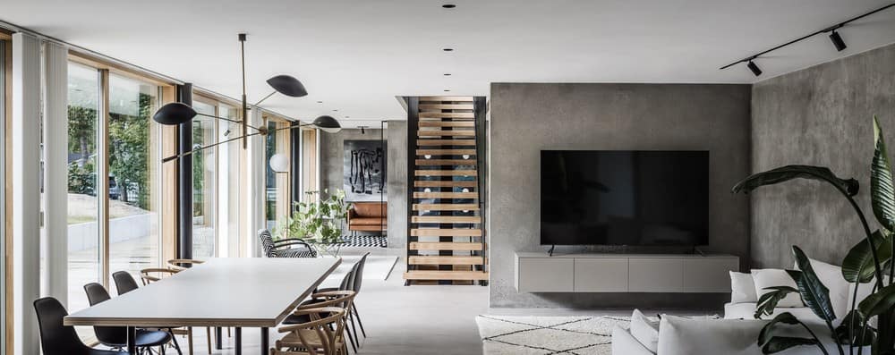 living room, Avanto Architects