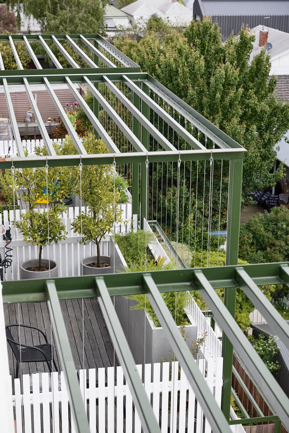 terrace, green roof, Nightingale Ballarat Apartments