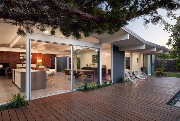 Eichler Great Room by Klopf Architecture