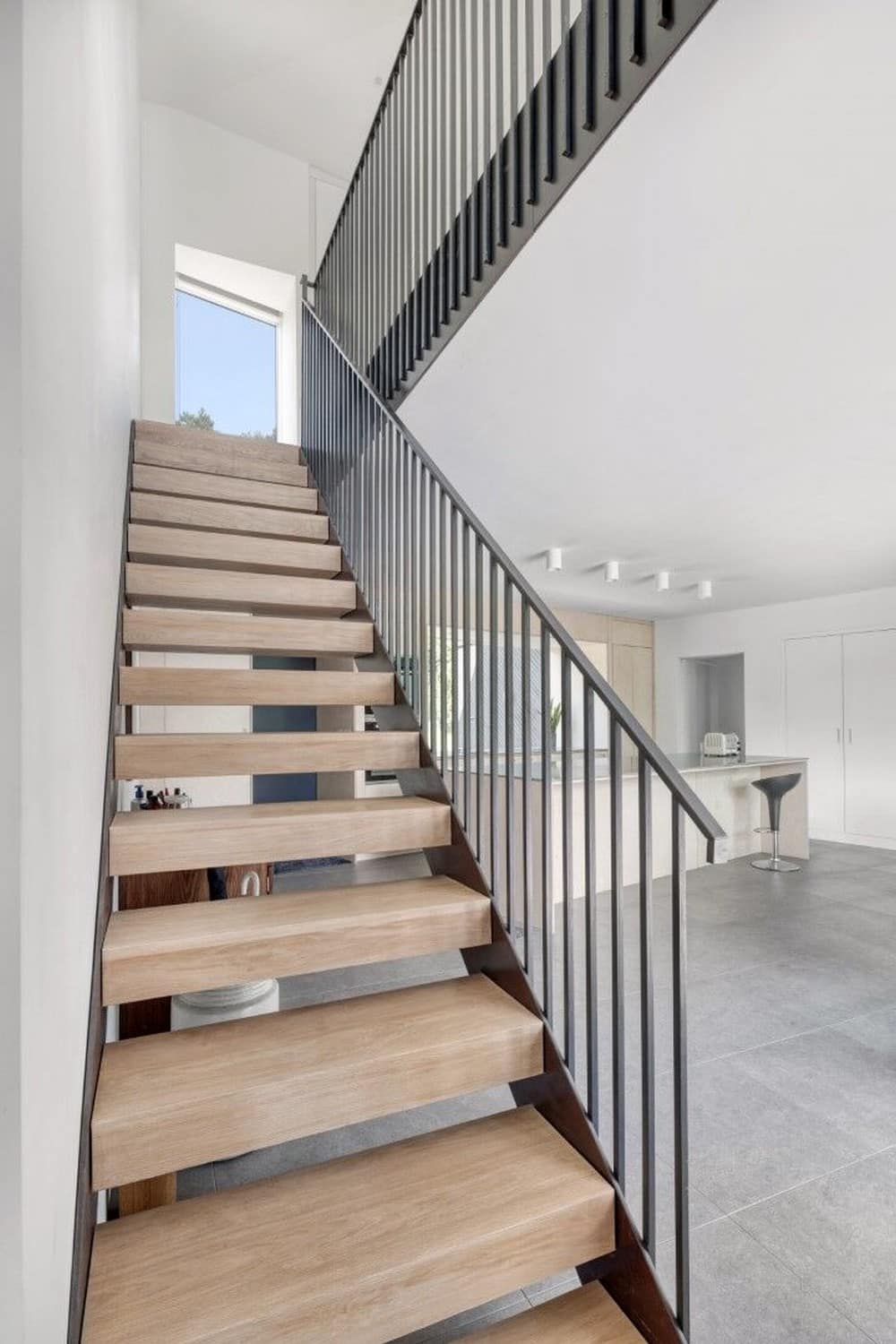 stairs, Woodland Residence