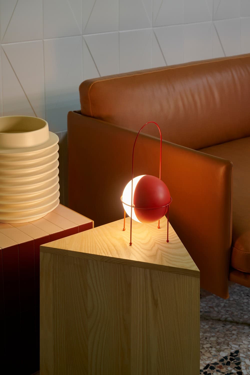 Elisa Ossino's “Wearable” Lamp for Ambientec