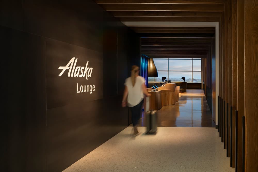 Alaska Airlines Lounge at SeaTac International Airport