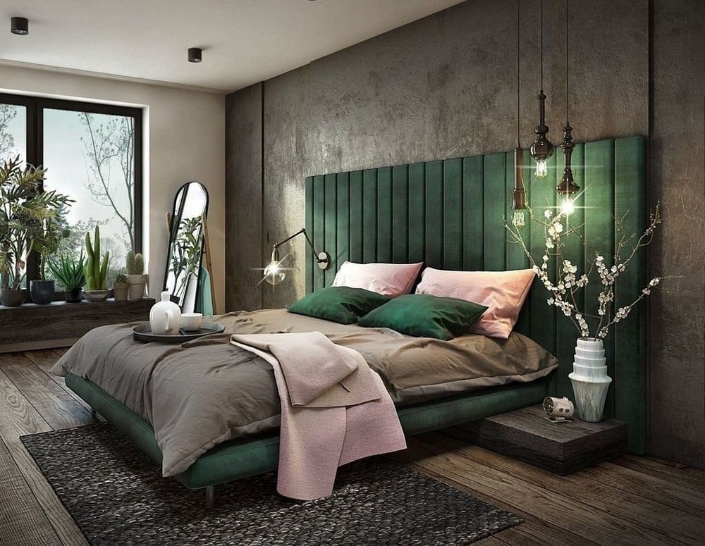 Emerald-Green-bedroom