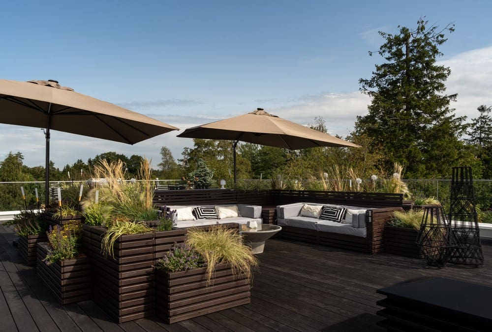 Rooftop Terrace of Villa on the Gulf of Finland