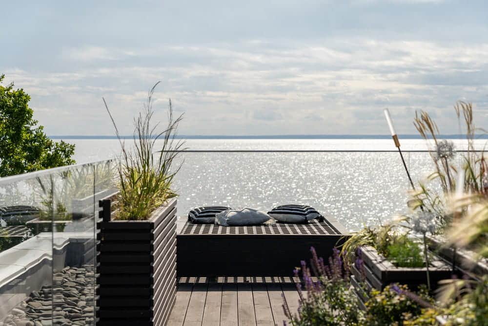 Rooftop Terrace of Villa on the Gulf of Finland