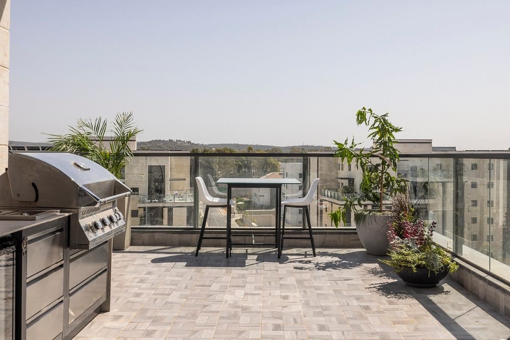 roof terrace, The Happy Penthouse