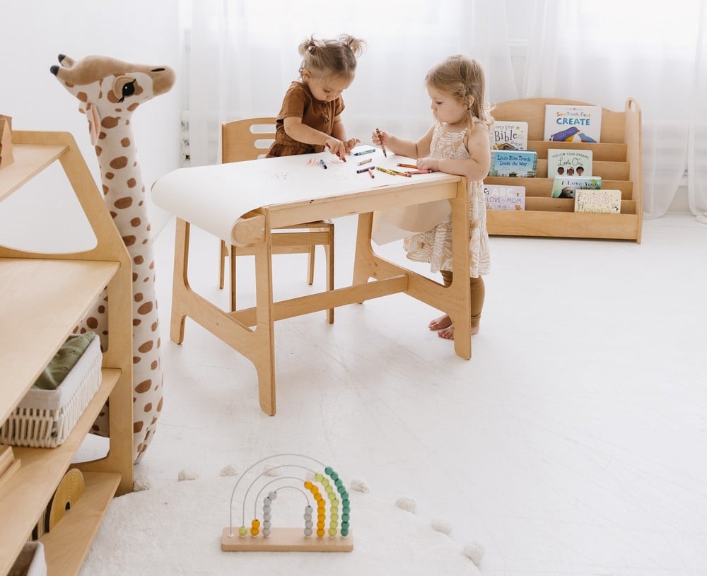 The Role of Montessori Tables and Chairs in Social Development