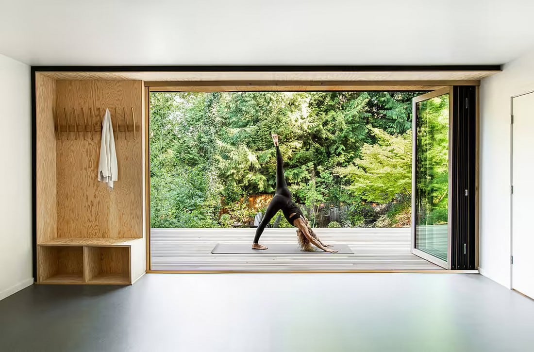 A House with a Yoga Studio