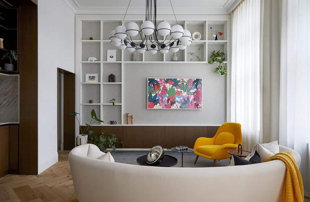living room, Cadogan Square Residence