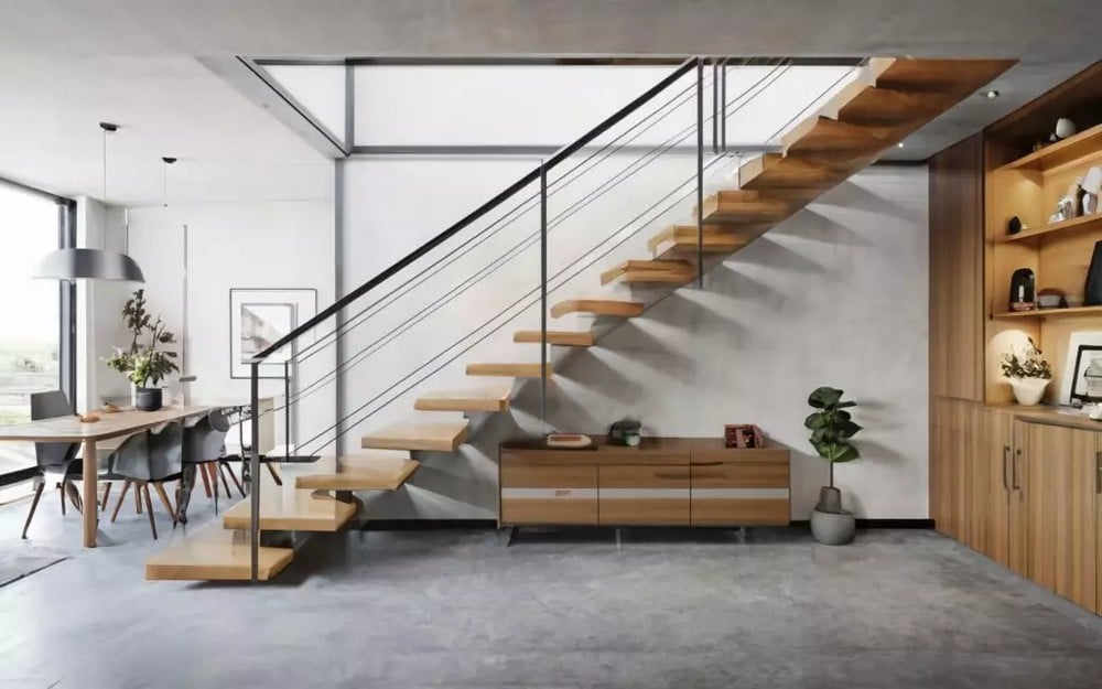 Types of Stairs and Characteristics