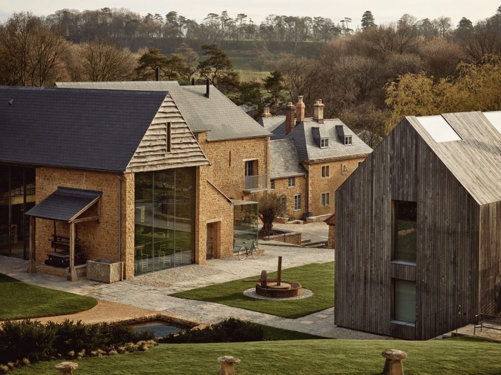 Restoration of the Farmyard at The Newt by Richard Parr Associates